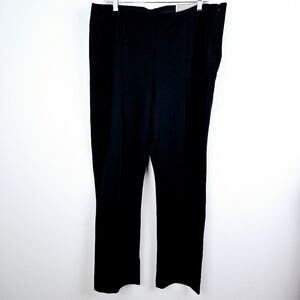 Chico's #570166545 The Refined Lindy Side Zip Pant in Black NWT
